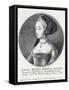 Anne Boleyn, Etched by Wenceslaus Hollar, 1649-Hans Holbein the Younger-Framed Stretched Canvas