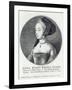 Anne Boleyn, Etched by Wenceslaus Hollar, 1649-Hans Holbein the Younger-Framed Giclee Print