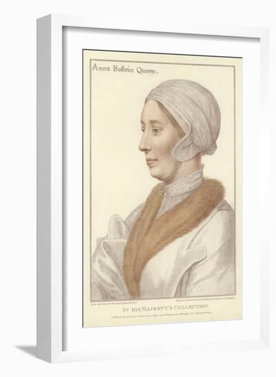 Anne Boleyn, Queen of England-Hans Holbein the Younger-Framed Giclee Print