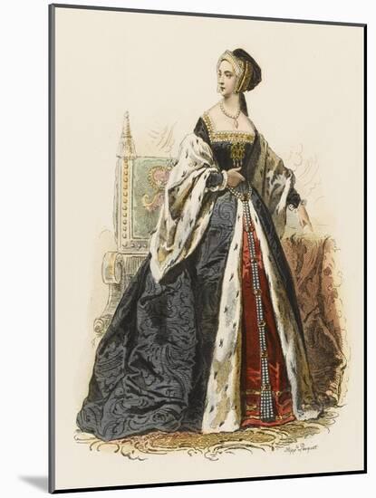 Anne Boleyn-null-Mounted Art Print