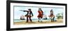 Anne Bonny, John 'Calico Jack' Rackam and Mary Read, 18th Century Pirates-Karen Humpage-Framed Giclee Print