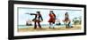 Anne Bonny, John 'Calico Jack' Rackam and Mary Read, 18th Century Pirates-Karen Humpage-Framed Giclee Print