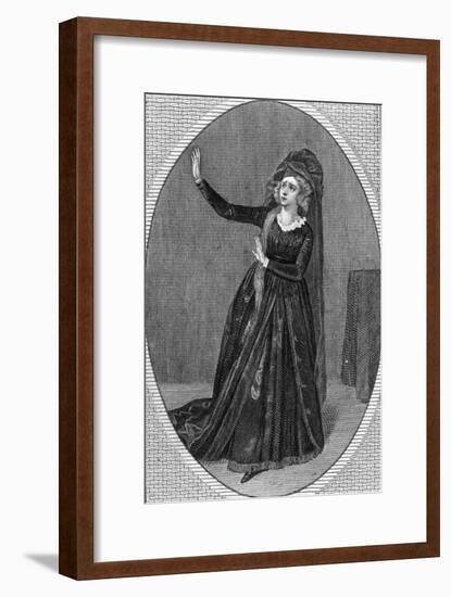 Anne Brunton, Actress-De Wilde-Framed Art Print