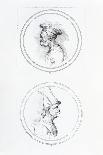 Grotesque Heads, 1730-Anne Claude Philippe-Giclee Print