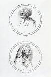 Grotesque Heads, 1730-Anne Claude Philippe-Giclee Print