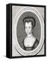 Anne Countess Pembroke-R White-Framed Stretched Canvas