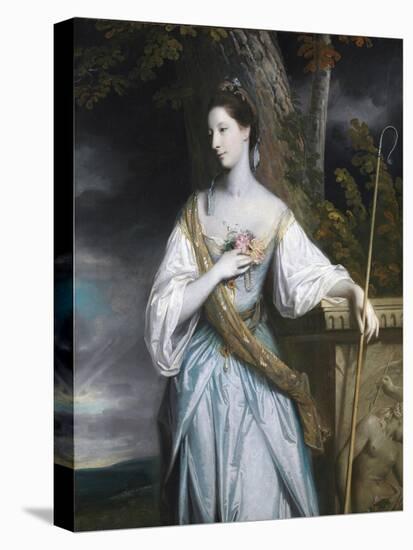 Anne Dashwood, Countess of Galloway-Sir Joshua Reynolds-Stretched Canvas