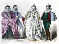 Louise of Lorraine, Duke of Guise, Marguerite De Vaudemont and Anne De Joyeuse, 1581 (1882-188)-Anne de Joyeuse-Giclee Print
