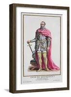 Anne De Montmorency (1493-1567) Constable of France from 'Receuil Des Estampes-Pierre Duflos-Framed Giclee Print