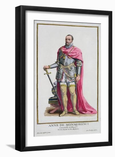 Anne De Montmorency (1493-1567) Constable of France from 'Receuil Des Estampes-Pierre Duflos-Framed Giclee Print