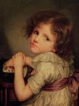 Child with a Doll-Anne Genevieve Greuze-Giclee Print