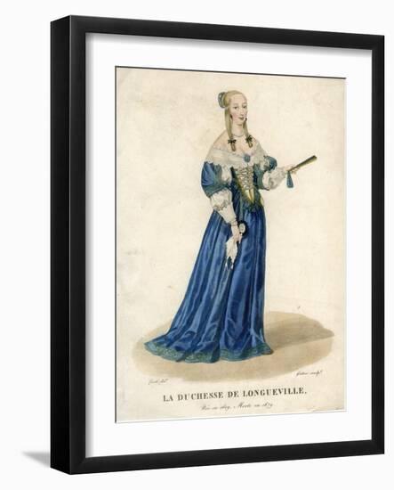 Anne Genevieve of Bourbon-Conde, Duchess of Longueville-Gatine-Framed Giclee Print