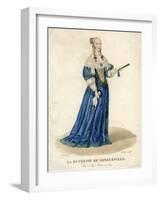 Anne Genevieve of Bourbon-Conde, Duchess of Longueville-Gatine-Framed Giclee Print