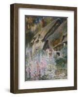 Anne Hathaway's Cottage, 19th Century-David Woodlock-Framed Giclee Print