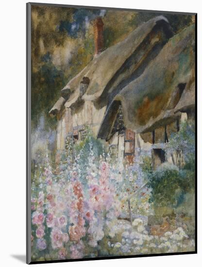 Anne Hathaway's Cottage, 19th Century-David Woodlock-Mounted Giclee Print