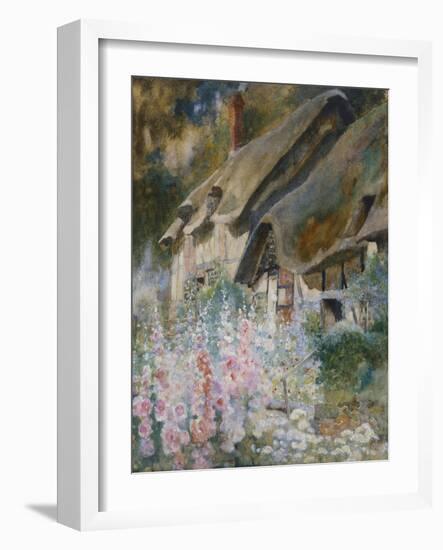 Anne Hathaway's Cottage, 19th Century-David Woodlock-Framed Giclee Print