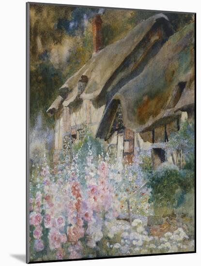 Anne Hathaway's Cottage, 19th Century-David Woodlock-Mounted Giclee Print