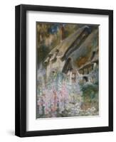 Anne Hathaway's Cottage, 19th Century-David Woodlock-Framed Premium Giclee Print