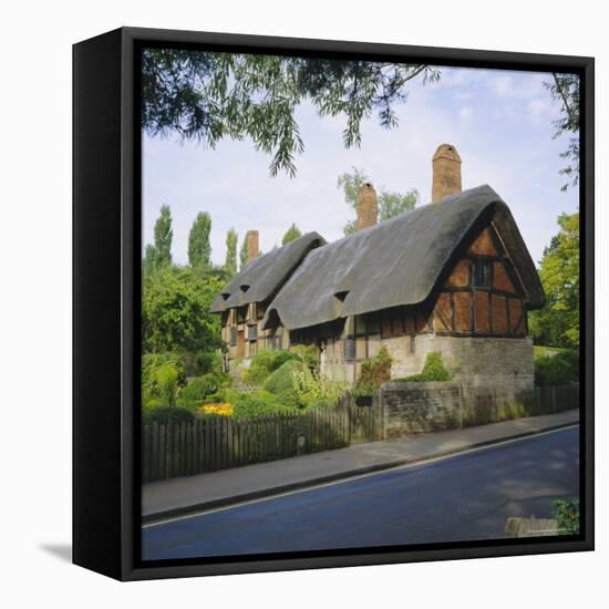 Anne Hathaway's Cottage, Shottery, Stratford-Upon-Avon, Warwickshire, England, UK, Europe-Roy Rainford-Framed Stretched Canvas