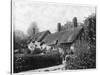 Anne Hathaway's Cottage, Stratford-On-Avon, England, Late 19th Century-John L Stoddard-Stretched Canvas