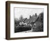 Anne Hathaway's Cottage, Stratford-On-Avon, England, Late 19th Century-John L Stoddard-Framed Giclee Print