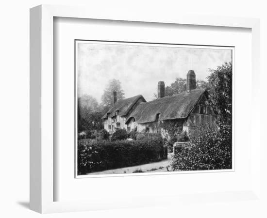 Anne Hathaway's Cottage, Stratford-On-Avon, England, Late 19th Century-John L Stoddard-Framed Giclee Print