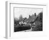 Anne Hathaway's Cottage, Stratford-On-Avon, England, Late 19th Century-John L Stoddard-Framed Giclee Print