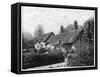 Anne Hathaway's Cottage, Stratford-On-Avon, England, Late 19th Century-John L Stoddard-Framed Stretched Canvas