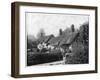Anne Hathaway's Cottage, Stratford-On-Avon, England, Late 19th Century-John L Stoddard-Framed Giclee Print