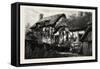 Anne Hathaway's Cottage, Stratford Upon Avon, Stratford-Upon-Avon, UK-null-Framed Stretched Canvas