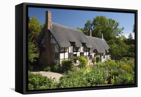 Anne Hathaway's Cottage, Stratford-Upon-Avon, Warwickshire, England, United Kingdom, Europe-Stuart Black-Framed Stretched Canvas