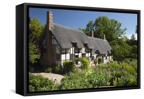 Anne Hathaway's Cottage, Stratford-Upon-Avon, Warwickshire, England, United Kingdom, Europe-Stuart Black-Framed Stretched Canvas