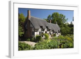 Anne Hathaway's Cottage, Stratford-Upon-Avon, Warwickshire, England, United Kingdom, Europe-Stuart Black-Framed Photographic Print
