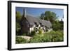 Anne Hathaway's Cottage, Stratford-Upon-Avon, Warwickshire, England, United Kingdom, Europe-Stuart Black-Framed Photographic Print