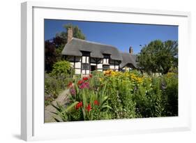 Anne Hathaway's Cottage, Stratford-Upon-Avon, Warwickshire, England, United Kingdom, Europe-Stuart Black-Framed Photographic Print