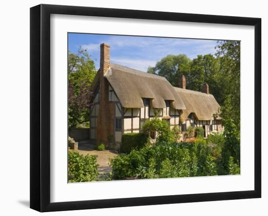 Anne Hathaway's Thatched Cottage, Shottery, Near Stratford-Upon-Avon, Warwickshire, England, UK-Neale Clarke-Framed Photographic Print