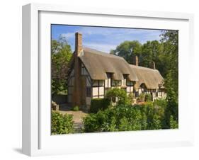 Anne Hathaway's Thatched Cottage, Shottery, Near Stratford-Upon-Avon, Warwickshire, England, UK-Neale Clarke-Framed Photographic Print