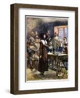 Anne Hutchinson (1591-1643)-Edwin Austin Abbey-Framed Giclee Print