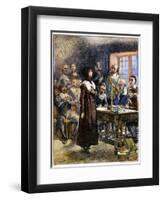 Anne Hutchinson (1591-1643)-Edwin Austin Abbey-Framed Giclee Print