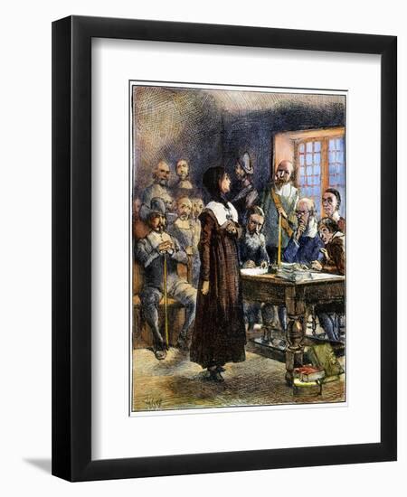 Anne Hutchinson (1591-1643)-Edwin Austin Abbey-Framed Giclee Print