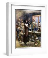 Anne Hutchinson (1591-1643)-Edwin Austin Abbey-Framed Giclee Print