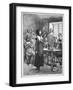 Anne Hutchinson on Trial for Offending the Puritan Clergy in Massachusetts (Litho)-American-Framed Giclee Print