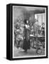 Anne Hutchinson on Trial for Offending the Puritan Clergy in Massachusetts (Litho)-American-Framed Stretched Canvas