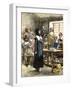 Anne Hutchinson Sentenced to Be Banished from Massachusetts Bay Colony, 1637-null-Framed Giclee Print