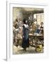 Anne Hutchinson Sentenced to Be Banished from Massachusetts Bay Colony, 1637-null-Framed Giclee Print