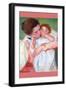 Anne Klein, from the Mother Embraces-Mary Cassatt-Framed Art Print