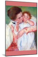 Anne Klein, from the Mother Embraces-Mary Cassatt-Mounted Art Print