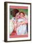 Anne Klein, From The Mother Embraces-Mary Cassatt-Framed Art Print