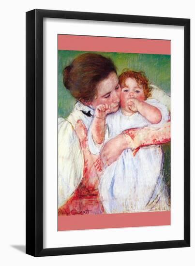 Anne Klein, From The Mother Embraces-Mary Cassatt-Framed Art Print