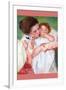 Anne Klein, From The Mother Embraces-Mary Cassatt-Framed Art Print